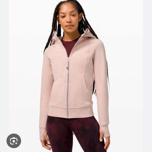 Lululemon Full Zip Scuba Feather Pink